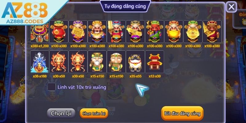 Câu Cá Phát Tài AZ888 – Cẩm Nang Từ A-Z Cho Ngư Thủ 2 Hệ thống vũ khí và tính năng hỗ trợ Câu Cá Phát Tài AZ888